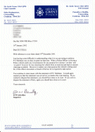 Police letter